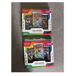 Pokemon First Partner Illustration Collection Series 1 2x Sealed Boxes Promo - Image 1