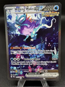 Pokemon TCG Walking Wake ex 205/162 Temporal Forces Special Illustration Rare - Image 1