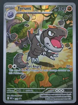 Pokemon TCG: Perfect Order - Tyrunt (MEP-EN 070) Full Art Black Star ETB Promo - Image 1