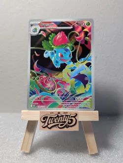 Ivysaur 134/132 ME01: Mega Evolution Holofoil Illustration Rare Pokemon TCG - Image 1