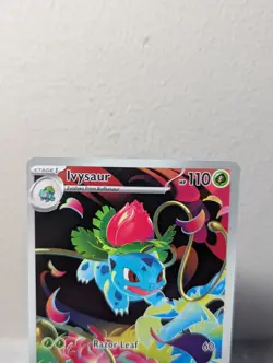 Ivysaur 134/132 ME01: Mega Evolution Holofoil Illustration Rare Pokemon TCG - Image 3