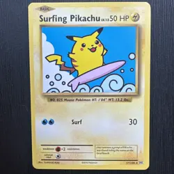 Surfing Pikachu 111/108 Secret Rare XY Evolutions Pokemon Card - Image 1