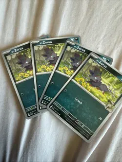 Pokemon Journey Together N's Zorua Common 097/159 Near Mint [PLAY SET OF 4] - Image 1