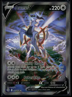 Arceus V 166/172 Brilliant Stars Ultra Rare Pokemon - Image 1
