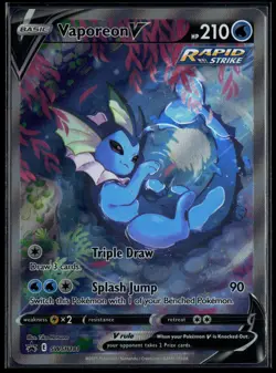 Vaporeon V SWSH181 Sword & Shield Promo Promo Holo Pokemon - Image 1
