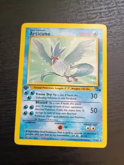 Articuno 1st Edition Fossil Pokemon (17/62) - Image 1