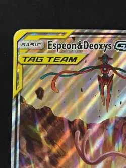 Espeon & Deoxys GX SM240 Oversized Promo Jumbo Pokemon Card - Image 3