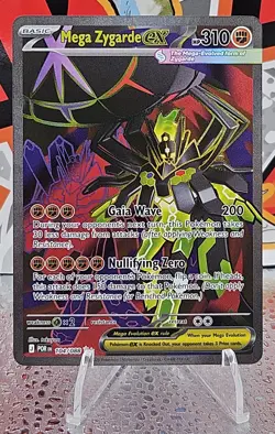 Mega Zygarde ex 104/088 Me03: Perfect Order Holo Pokemon TCG NM - Image 1