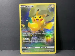 Pokemon Pikachu GG30/GG70 Crown Zenith Galarian Gallery Full Art Holo 60 HP - Image 1
