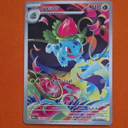 Pokemon Ivysaur 134/132 Me01: Mega Evolution Illustration Rare Full Art Holo 11… - Image 1