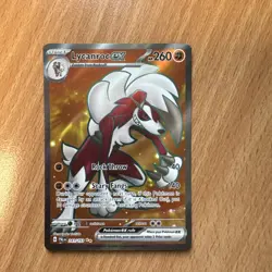 Pokemon TCG Lycanroc ex 241/193 SV02: Paldea Evolved Ultra Rare NM - Image 1