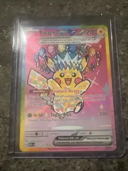 Pokemon Pikachu EX 277/217 SIR Ascended Heroes NM/M Pink Fresh Pull - Image 1