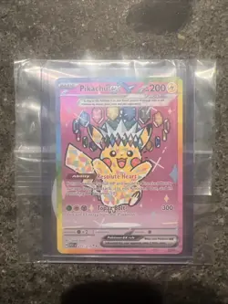 Pokemon Pikachu EX 277/217 SIR Ascended Heroes NM/M Pink Fresh Pull - Image 2
