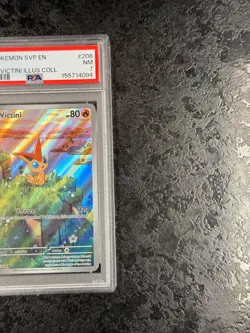 2025 POKEMON SVP EN VICTINI UNOVA VICTINI ILLUS COLL #208 NM PSA 7 - Image 2
