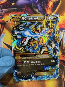 Mega Charizard EX 108/106 SECRET RARE GOLD FLAME 2014 Pokemon TCG XY Flashfire - Image 1