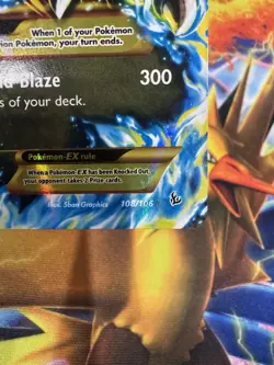 Mega Charizard EX 108/106 SECRET RARE GOLD FLAME 2014 Pokemon TCG XY Flashfire - Image 4