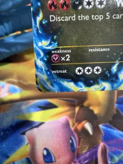 Mega Charizard EX 108/106 SECRET RARE GOLD FLAME 2014 Pokemon TCG XY Flashfire - Image 5