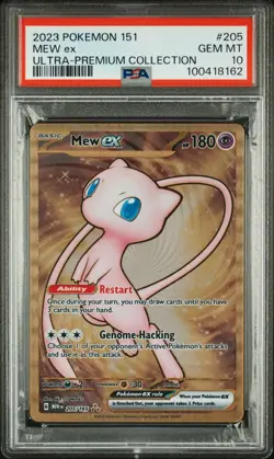 2023 Pokemon 151 Mew Ex Ultra Premium Collection 205 METAL PSA 10 Gem Mint - Image 1