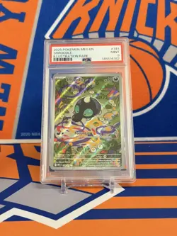 2025 Pokemon Meg En-Mega Evolution #149 Shroodle Illustration Rare PSA 9 - Image 1
