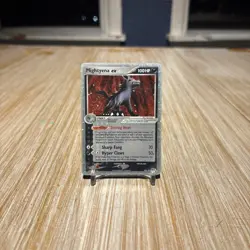 Pokemon TCG Mightyena ex 101/110 Holon Phantoms Stage 1 Ultra Rare Holo 100HP - Image 4