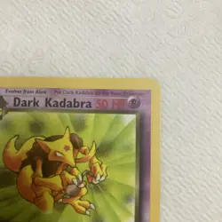 Dark Kadabra 39/82 1st Edition Team Rocket 2000 Vintage WOTC Pokemon TCG Card - Image 4