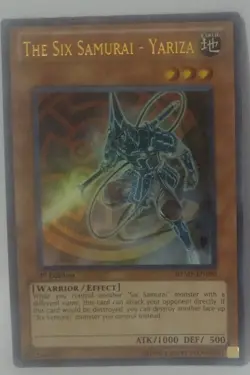 Yu-Gi-Oh! TCG The Six Samurai Yariza RYMP-EN090 1st Edition Ultra Rare LP - Image 1