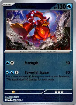 Volcanion 025/088 Uncommon Perfect Order Pokemon Reverse Holo Near Mint - Image 1