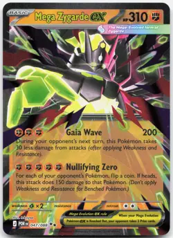 Mega Zygarde ex 047/088 Double Rare Perfect Order Pokemon Holo Near Mint - Image 1