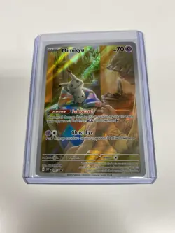 Pokemon Mimikyu 70 HP Basic Promo Holo SV Scarlet Violet 075 English 2024 - Image 1