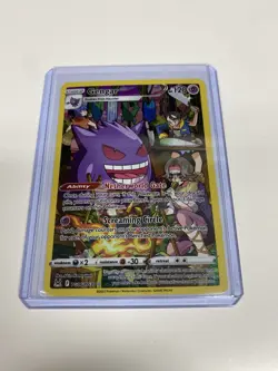 Pokemon Gengar 120 HP Ultra Rare Full Art Holo Swsh11 Lost Origin TG06/TG30 2022 - Image 1
