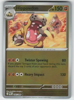 Hippowdon 040/088 Uncommon Perfect Order Pokemon Reverse Holo Near Mint - Image 1