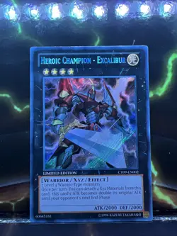 Heroic Champion - Excalibur CT09-EN002 (Secret) Limited Edition VLP (slot#31) - Image 1
