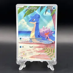 Pokemon Misty’s Lapras 194/182 Illustration Rare Destined Rivals Holo NM Mint - Image 1
