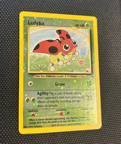 Ledyba ⭐ 7/18 Reverse Holo Southern Islands 2001 Pokemon NM/LP - Image 1