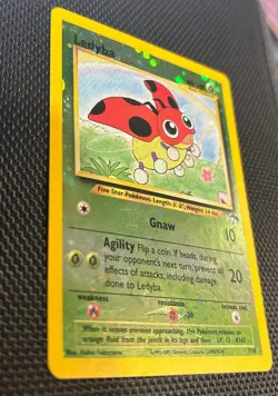 Ledyba ⭐ 7/18 Reverse Holo Southern Islands 2001 Pokemon NM/LP - Image 2