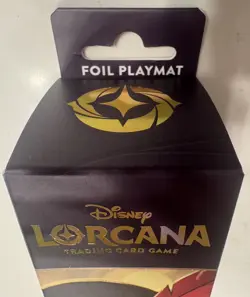 Disney Lorcana Parks Exclusive Iconic Mickey And Minnie Foil Playmat- Sealed - Image 3