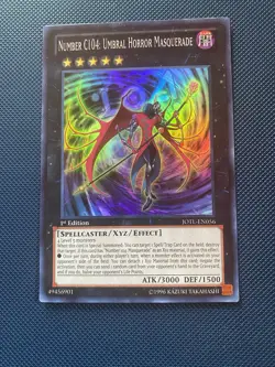 Yu-Gi-Oh JOTL-EN056 Number C104: Umbral Horror Masquerade 1st Edition Super Rare - Image 1