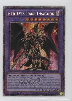 Red-Eyes Dark Dragoon 1st Ed. Quarter Century SR YuGiOh Rarity Collection II - Image 1