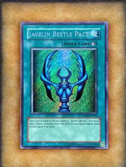 Yugioh Javelin Beetle Pact PP01-EN012 Secret Rare LP - Image 1