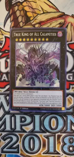 True King Of All Calamities MACR-EN046 1st Ed NM Super (2/10/21) - Image 1