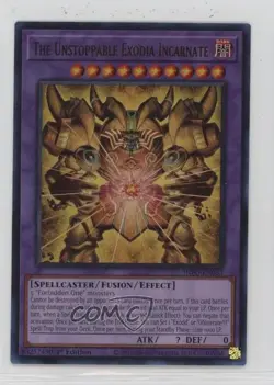 The Unstoppable Exodia Incarnate Ultra Rare 1st Ed. YuGiOh Infinite Forbidden - Image 1