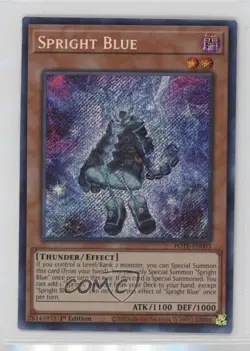 Spright Blue SE 1st Ed. YuGiOh Power of the Elements #POTE-EN003 - Image 1