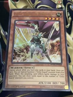 1X LP Celtic Guard of Noble Arms - MVP1-EN048 - Ultra Rare 1st Edition yugioh - Image 1