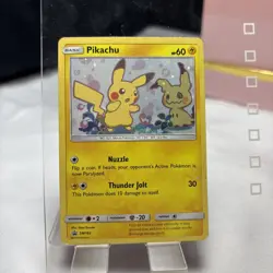 Pokemon 2019 Pikachu SM162 Sun & Moon Black Star Promo Holo Card TCG - Image 1