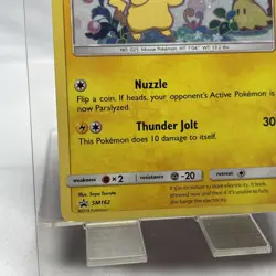 Pokemon 2019 Pikachu SM162 Sun & Moon Black Star Promo Holo Card TCG - Image 2