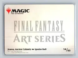 MTG - Jenova, Ancient Calamity Art Card - 14 - Art Series: FINAL FANTASY - NM - Image 2