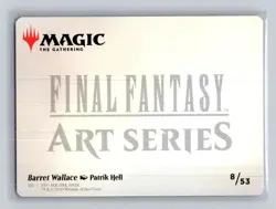 MTG - Barret Wallace Art Card - 8 - Art Series: FINAL FANTASY - NM - Image 2