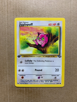 1st Edition Jigglypuff 54/64 Jungle Set - Common Pokemon Card - NM/Mint - Image 1