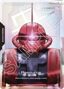 Resource R-005 C+ FOIL - Newtype Rising - Gundam Card Game - Image 1