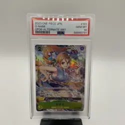 PSA 10 O-Nami OP06-101 Wings of the Captain 2024 R Parallel One Piece Card JPN - Image 1